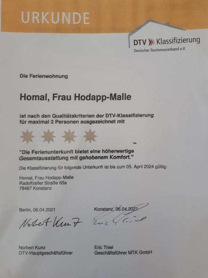 Homal Lägenhet Konstanz Exteriör bild